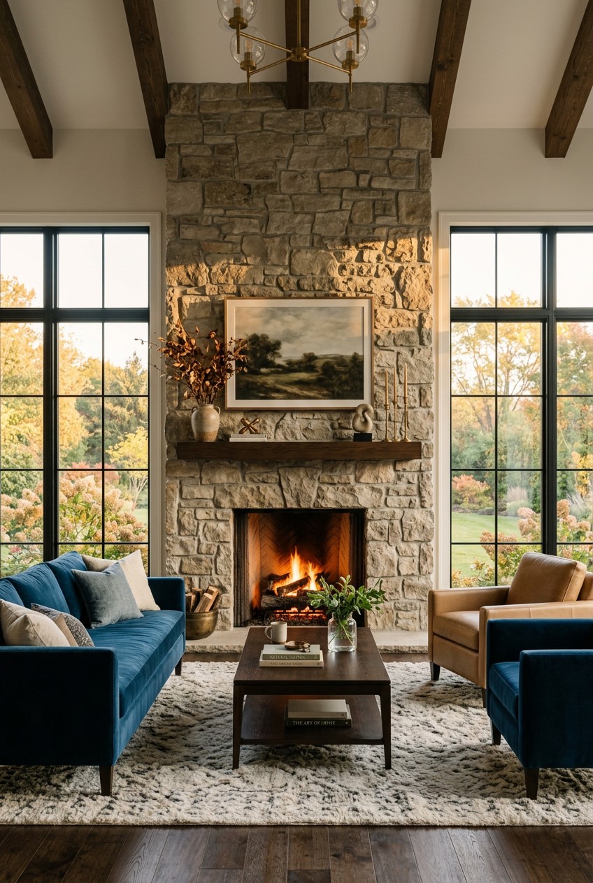 living room decor fireplace - 16 Living Room Decor Fireplace Worth Trying