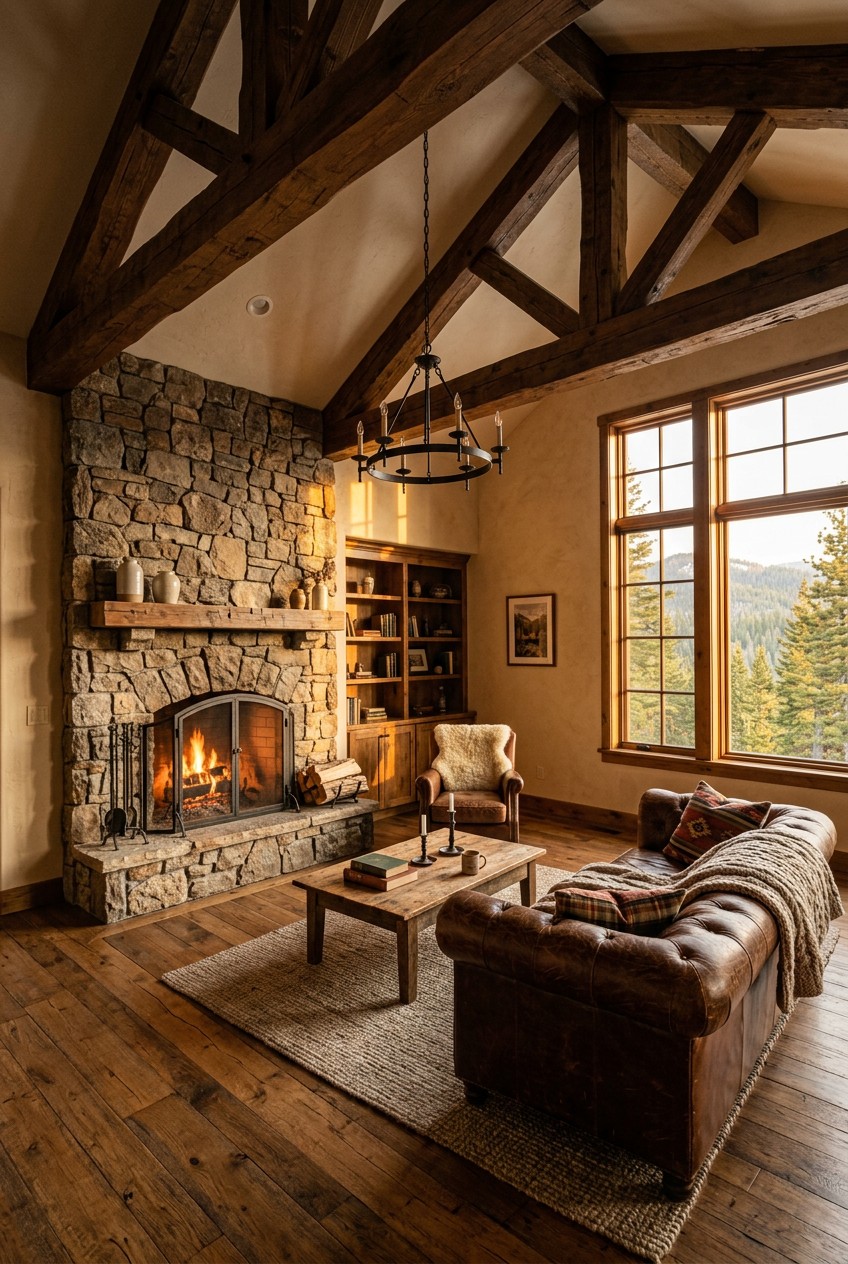 rustic living room decor - 18 Rustic Living Room Decor for Every Budget
