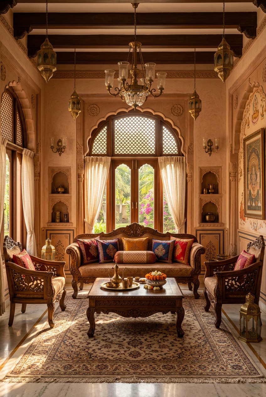 indian living room decor - 20 Indian Living Room Decor That Actually Work