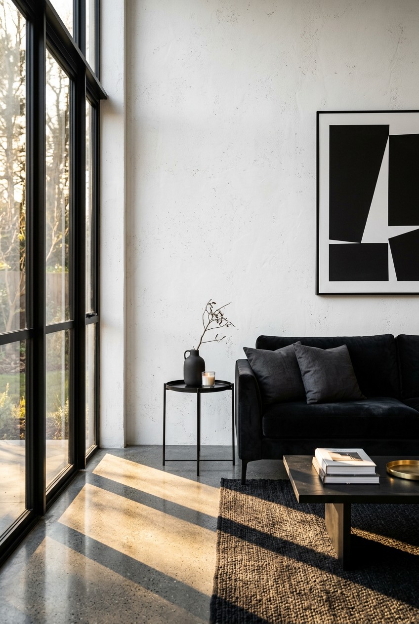 black and white living room decor - 16 Black And White Living Room Decor for Every Budget
