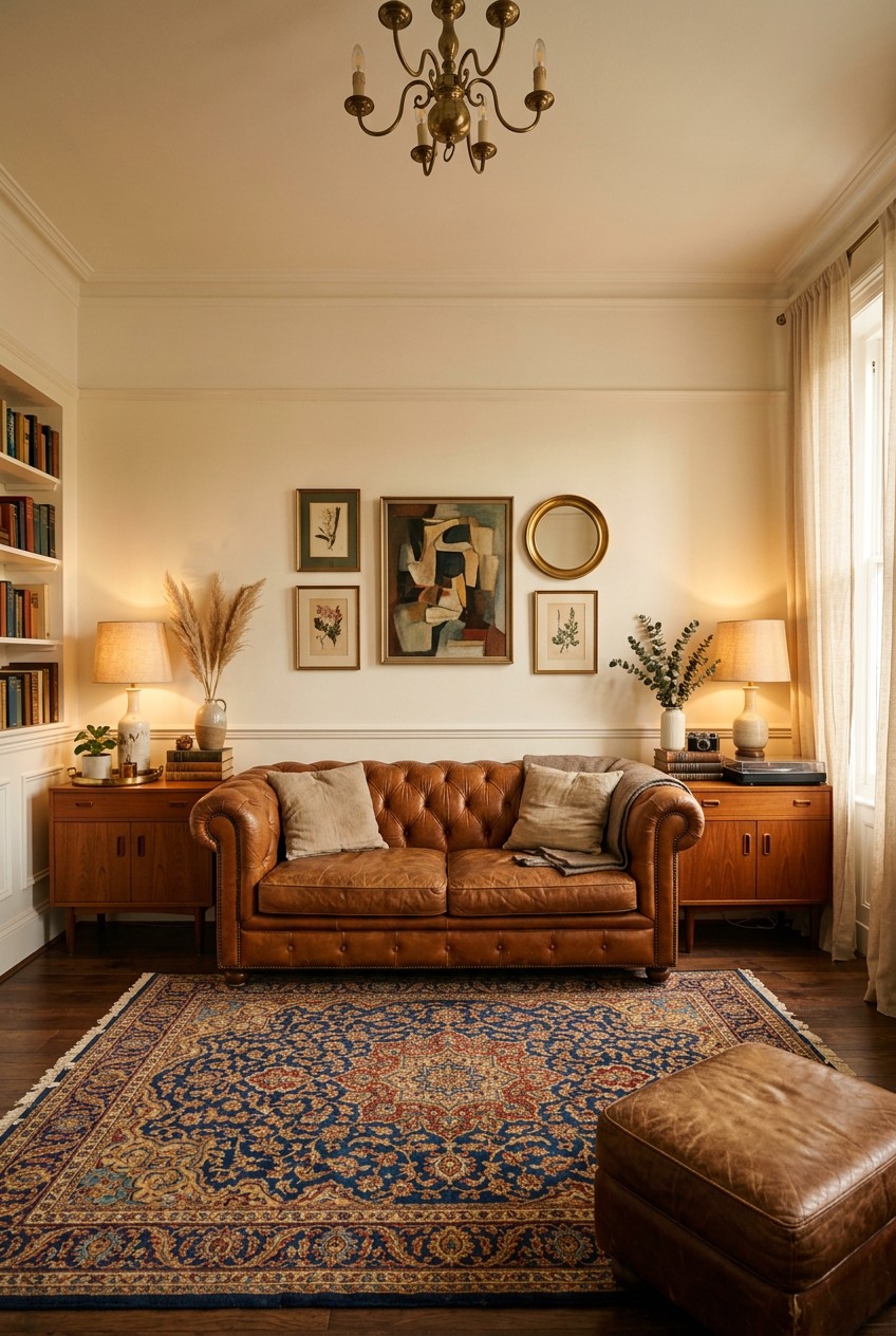 vintage living room decor - 20 Vintage Living Room Decor You Need to See