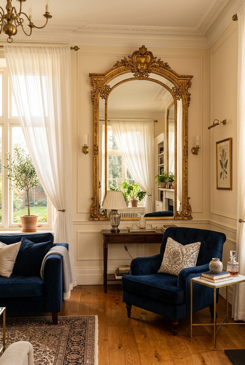mirror decor living room - 16 Mirror Decor Living Room You Need to See
