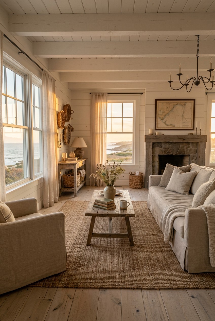 coastal farmhouse decor - 19 Farmhouse Coastal Decor Worth Trying