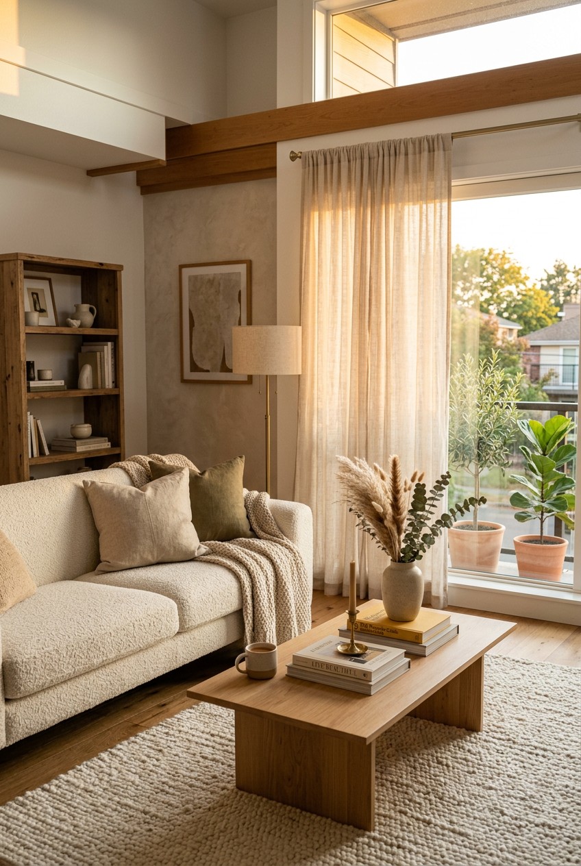 apartment aesthetic cozy living room - 18 Aesthetic Cozy Apartment Living Room You Need to See
