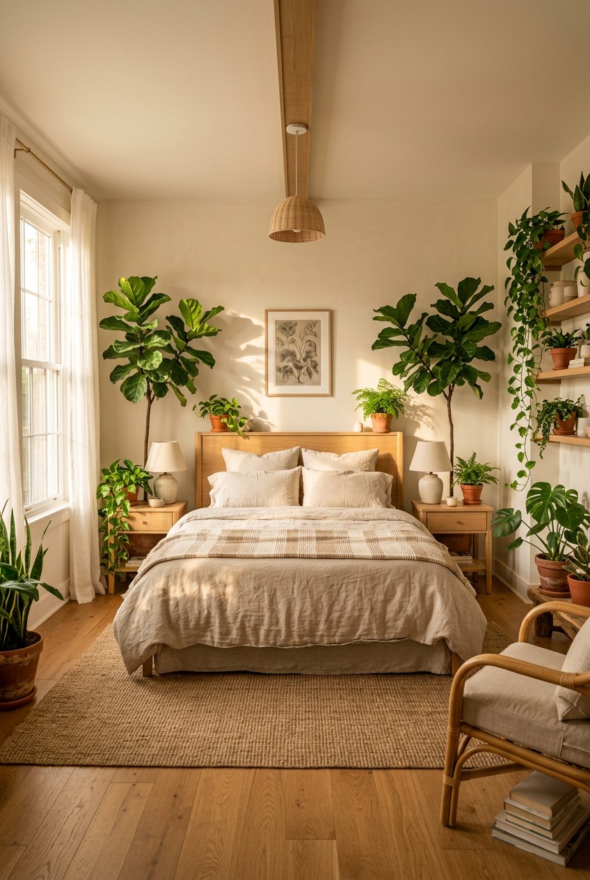 bedroom plants decor - 16 Bedroom Plants Decor You Need to See