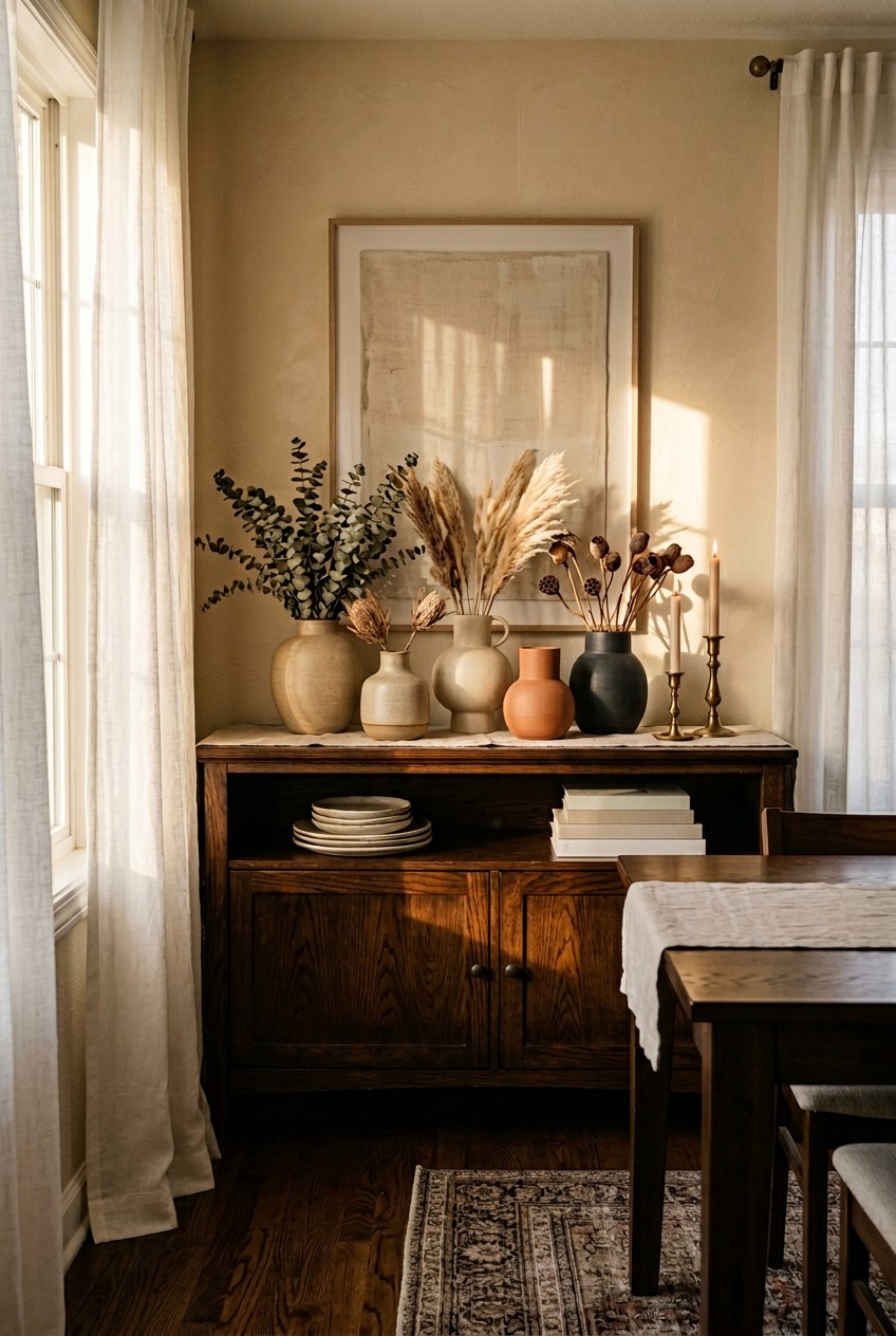 dining room buffet decor - 19 Dining Room Buffet Decor You Need to See