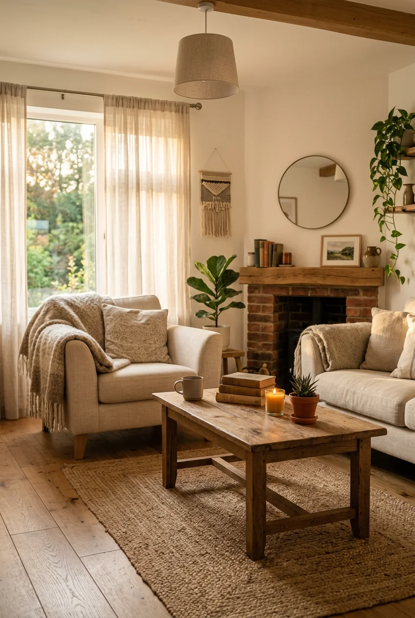 1. Embrace Warm Minimalism For Aesthetic Cozy Home Decor