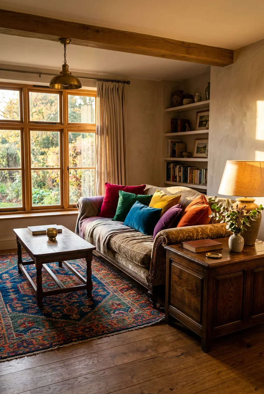 cozy colorful living room - 15 Cozy Colorful Living Room That Actually Work